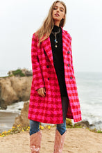 Load image into Gallery viewer, Textured Knit Tweed Double Button Coat Jacket