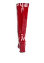 Load image into Gallery viewer, HYPNOTIZE Patent PU Block Heeled Calf Boots