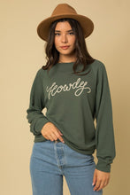 Load image into Gallery viewer, L/S Howdy Graphic Print Top