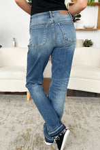 Load image into Gallery viewer, Judy Blue Full Size Mid Rise Release Hem Jeans