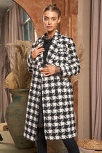 Load image into Gallery viewer, Textured Knit Tweed Double Button Coat Jacket