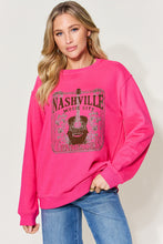 Load image into Gallery viewer, Simply Love Full Size Graphic Long Sleeve Sweatshirt