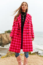 Load image into Gallery viewer, Textured Knit Tweed Double Button Coat Jacket