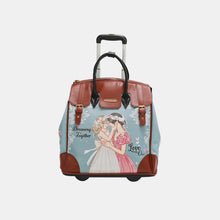 Load image into Gallery viewer, Nicole Lee USA Printed Rolling Tote Bag