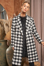 Load image into Gallery viewer, Textured Knit Tweed Double Button Coat Jacket