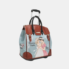 Load image into Gallery viewer, Nicole Lee USA Printed Rolling Tote Bag