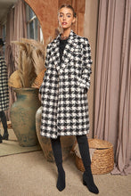 Load image into Gallery viewer, Textured Knit Tweed Double Button Coat Jacket