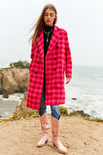 Load image into Gallery viewer, Textured Knit Tweed Double Button Coat Jacket