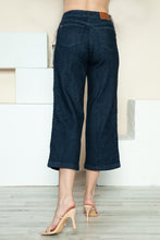 Load image into Gallery viewer, Judy Blue Full Size Side Seam Braid Detail Crop Wide Leg Jeans