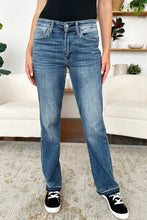 Load image into Gallery viewer, Judy Blue Full Size Mid Rise Release Hem Jeans