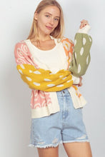 Load image into Gallery viewer, VERY J Color Block Open Front Long Sleeve Cardigan