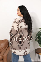 Load image into Gallery viewer, Sew In Love Full Size Cardigan with Aztec Pattern