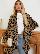 Load image into Gallery viewer, Leopard Long Sleeve Open Front Cardigan