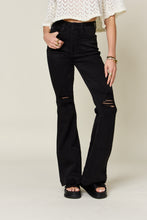 Load image into Gallery viewer, Judy Blue Full Size High Waist Distressed Flare Jeans