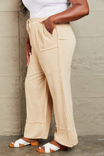 Load image into Gallery viewer, HEYSON Love Me Full Size Mineral Wash Wide Leg Pants