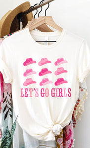 Lets Go Girls Cowgirl Graphic Tee PLUS