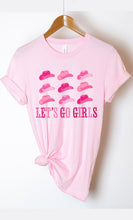Load image into Gallery viewer, Lets Go Girls Cowgirl Graphic Tee PLUS