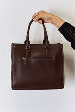Load image into Gallery viewer, David Jones Argyle Pattern PU Leather Handbag