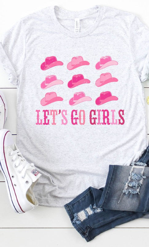 Lets Go Girls Cowgirl Graphic Tee PLUS